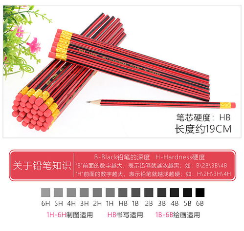 超值100支HB铅笔套装 助力小学生高效学习的首选文具